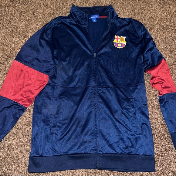 FC Barcelona Navy and Red Jacket - Picture 1 of 5